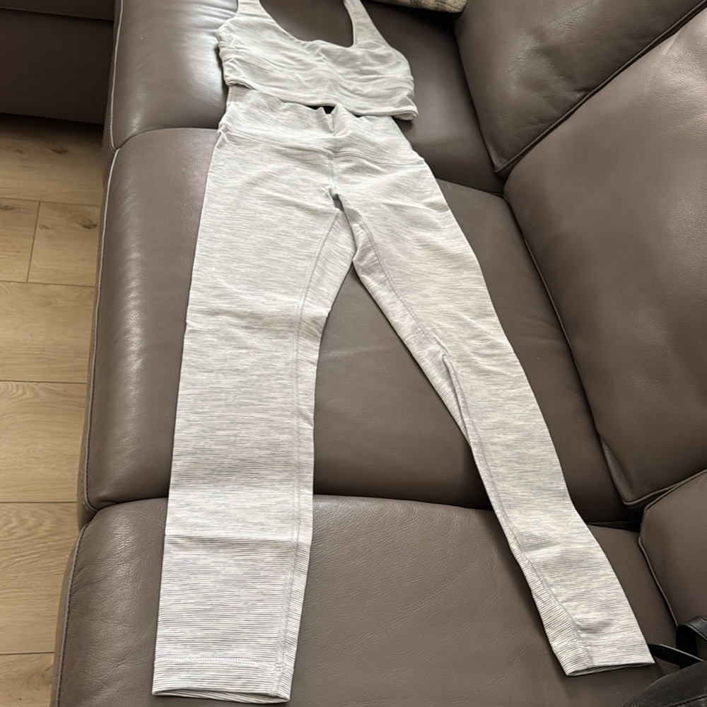 Lululemon Gray Leggings only - Picture 4 of 4